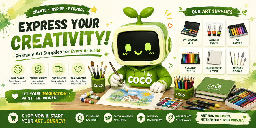 COCO art supplies